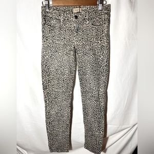 Paige Jeans - Peg Skinny Leopard Print Size 27